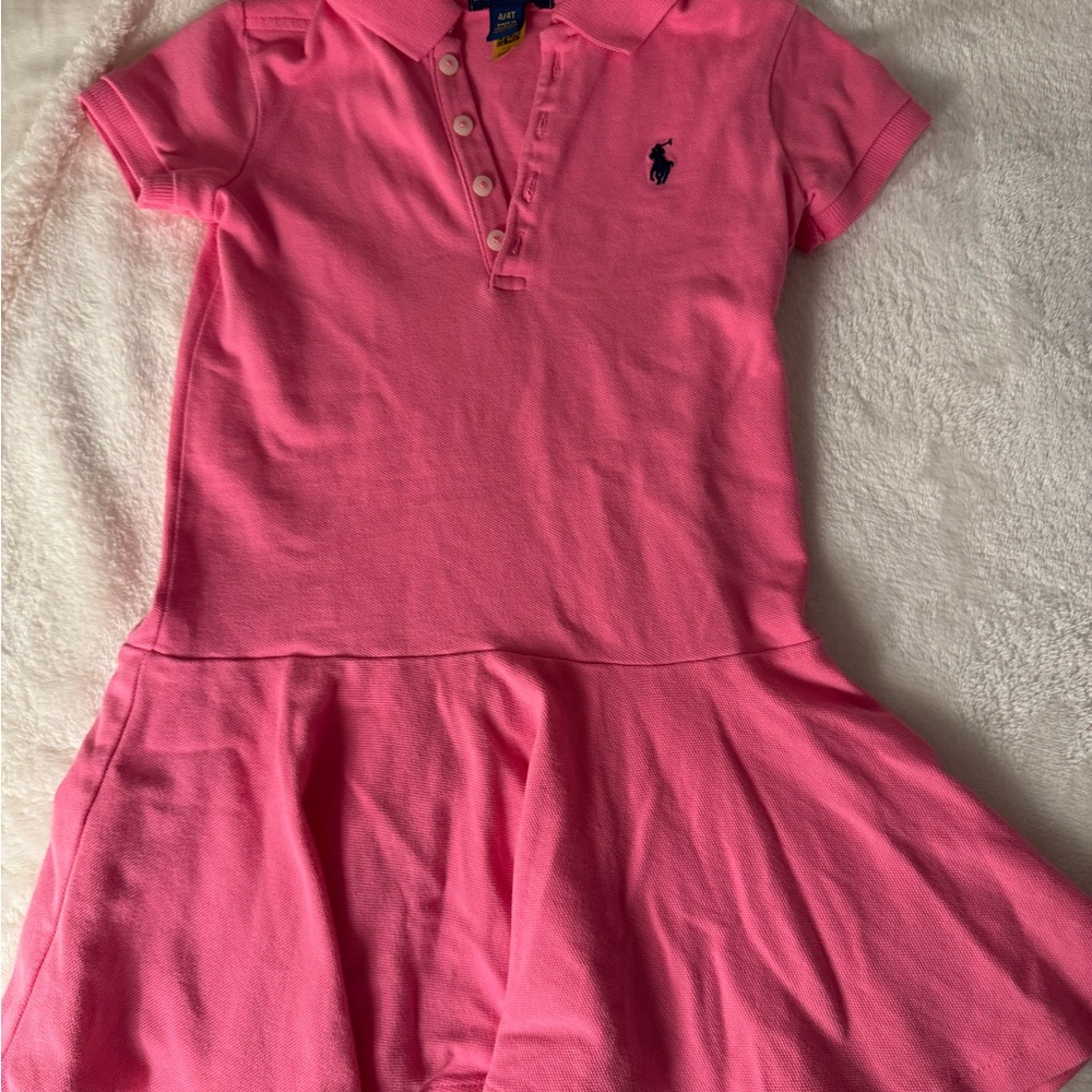 Polo by Ralph Lauren Kids Bright Pink Polo Dress